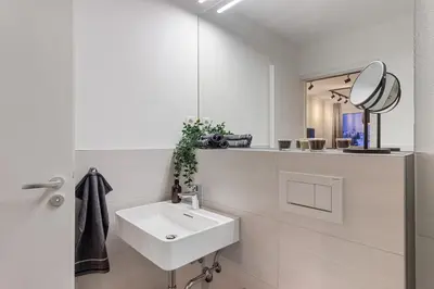 Ein Badezimmer in der Unterkunft Appartement für 1-2 - WLAN - Parkplatz - Homeoffice