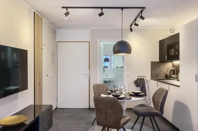 Küche/Küchenzeile in der Unterkunft Appartement für 1-2 - WLAN - Parkplatz - Homeoffice