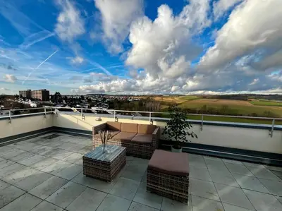 Grundriss der Unterkunft Charmante Penthouse - Therme Badewelt - Museum in Sinsheim Hoffenheim