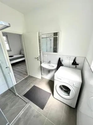 Ein Badezimmer in der Unterkunft Handwerker Wohnung - WLAN - Küche - Bad - bis zu 4 Personen