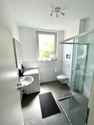 Ein Badezimmer in der Unterkunft Handwerker Wohnung - WLAN - Küche - Bad - bis zu 4 Personen