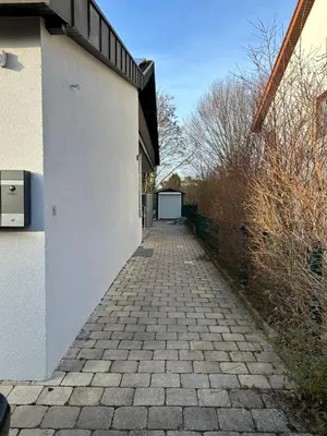 Das Gebäude in dem sich die Ferienwohnung befindet