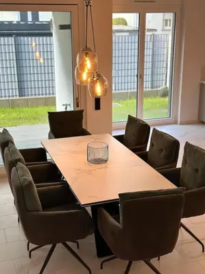 Ein Sitzbereich in der Unterkunft Stilvolle Oase: Ruhiges Cityhaus
