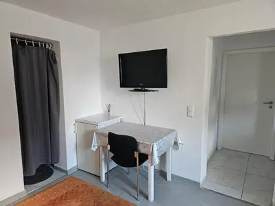 TV/Unterhaltungsangebot in der Unterkunft Flat Bangoua