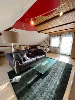 Ein Sitzbereich in der Unterkunft Bew Penthouse - 4-Zimmer und Terrasse