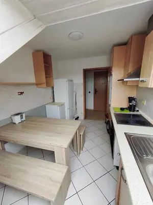 Küche/Küchenzeile in der Unterkunft Bew Penthouse - 4-Zimmer und Terrasse