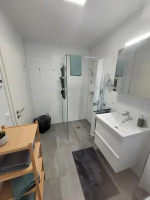 Ein Badezimmer in der Unterkunft Ferienwohnung Vara