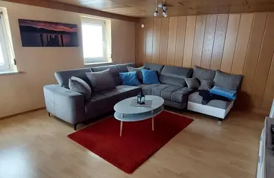 Ein Sitzbereich in der Unterkunft Villa Agnes