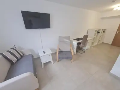 TV/Unterhaltungsangebot in der Unterkunft Schöne helle Wohnung in Malsch