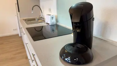 Küche/Küchenzeile in der Unterkunft Ferienwohnung Panoramablick