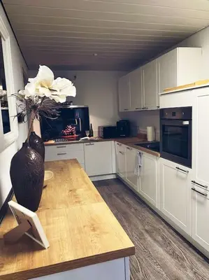 Küche/Küchenzeile in der Unterkunft Wunderschöne Wohnung in Hochheim