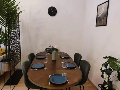 Ein Sitzbereich in der Unterkunft Zen Apartment - 2 bedrooms - kitchen - balcony
