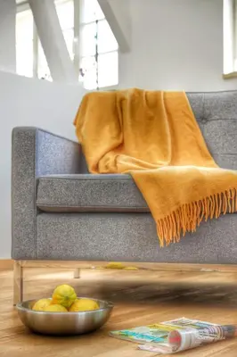 Ein Sitzbereich in der Unterkunft Apartment am Schlosshof