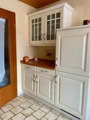 Küche/Küchenzeile in der Unterkunft Schöne Wohnung im Grünen