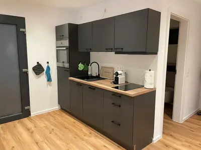 Küche/Küchenzeile in der Unterkunft Wohnung in Eutingen