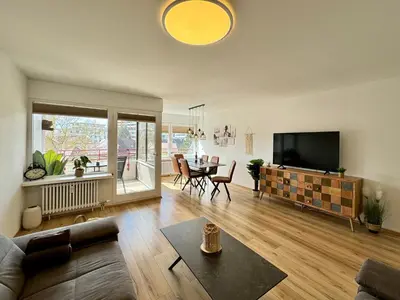 TV/Unterhaltungsangebot in der Unterkunft 3 Zimmer Apartment, 95 qm, max 5 Personen, Balkon, Garage, Internet 100 MBit