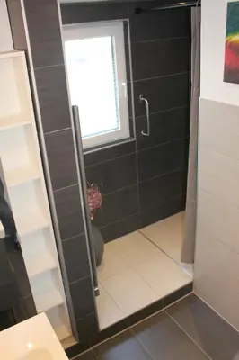 Ein Badezimmer in der Unterkunft Appartement Am Turm