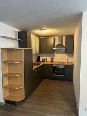 Küche/Küchenzeile in der Unterkunft City Unterkunft 5