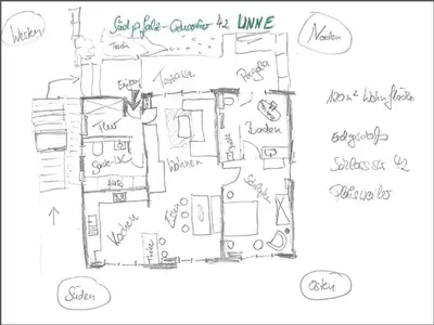 Grundriss der Unterkunft Apartment in Pleisweiler-Oberhofen