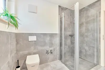 Ein Badezimmer in der Unterkunft ELA Apartments Mannheim