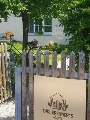 Ein Garten an der Unterkunft Ferienwohnung 'dasBRENNERs'