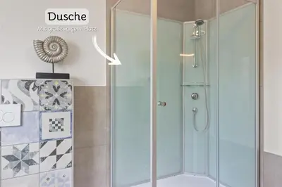 Ein Badezimmer in der Unterkunft Wohnung in Wachenheim