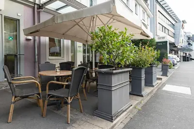 Das Gebäude in dem sich das Hotel befindet