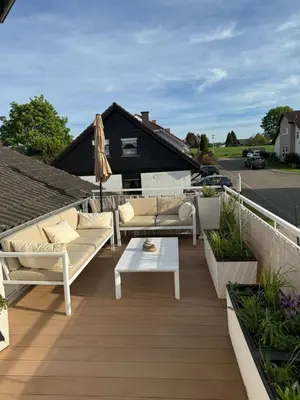 Grundriss der Unterkunft Spacy 3 Bedroom plus Sleeping couch Apartment Work&Travel close to Heidelberg