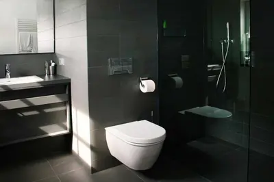 Ein Badezimmer in der Unterkunft Adlerhorst - Boarding House