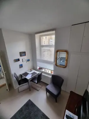 Ein Sitzbereich in der Unterkunft Ruhig & Mitten in der Altstadt, nahe Uni&Schloss