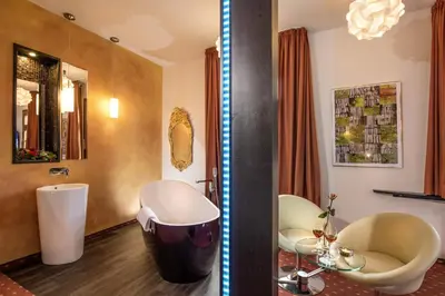 Ein Badezimmer in der Unterkunft Hotel Landgasthof König von Preussen