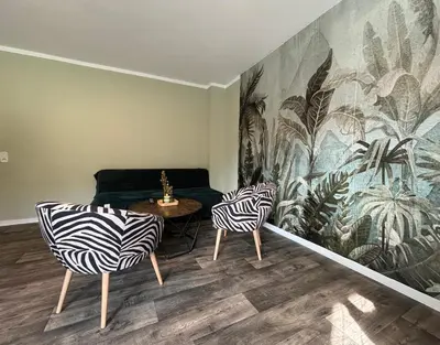 Ein Sitzbereich in der Unterkunft Business- Apartment Worms # guesthouse- Monteure willkommen