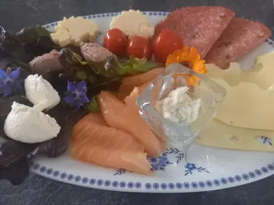 Essen in der Ferienwohnung oder in der Nähe