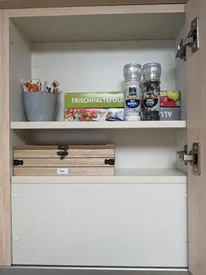 Küche/Küchenzeile in der Unterkunft SONNENSCHEIN... ankommen und Zuhause fühlen... Apart-VL