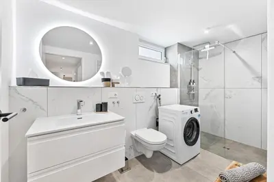 Ein Badezimmer in der Unterkunft DaCasa Apartment zentral SmartTV