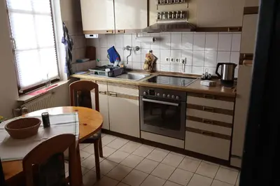 Küche/Küchenzeile in der Unterkunft Südpfalz