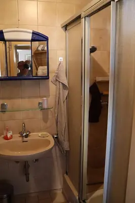 Ein Badezimmer in der Unterkunft Südpfalz