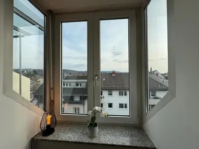 Grundriss der Unterkunft Gemütliches Apartment für 2 Personen nahe RaumFabrik - Durlach by Rabe