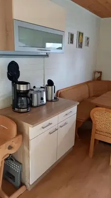 Küche/Küchenzeile in der Unterkunft Landhaus Westrich