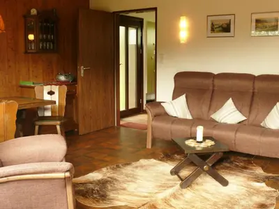 Ein Sitzbereich in der Unterkunft 1 Siefertshof Comfortable holiday residence