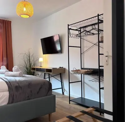 TV/Unterhaltungsangebot in der Unterkunft UPPER ROOM Apartment im Zentrum