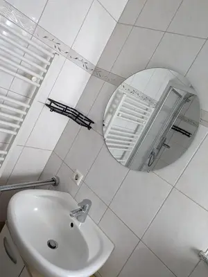 Ein Badezimmer in der Unterkunft FeWo Laura