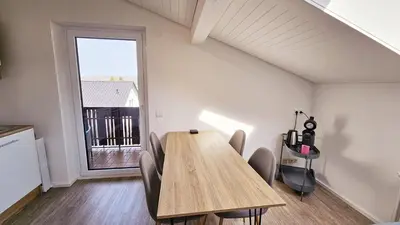 Küche/Küchenzeile in der Unterkunft Ferienwohnungen Krüger 'Apartment Moni'