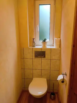 Ein Badezimmer in der Unterkunft Ferienhaus Route 5