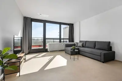 Ein Sitzbereich in der Unterkunft Casa Bergblick