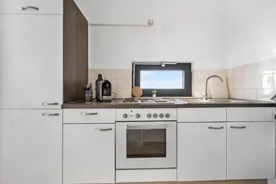 Küche/Küchenzeile in der Unterkunft Casa Bergblick