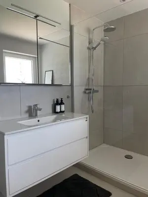 Ein Badezimmer in der Unterkunft Apartment PfalzGlück