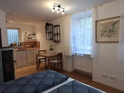 Küche/Küchenzeile in der Unterkunft Apartment Annette Faust