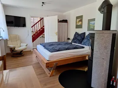 Ein Bett oder Betten in einem Zimmer der Unterkunft Apartment Annette Faust