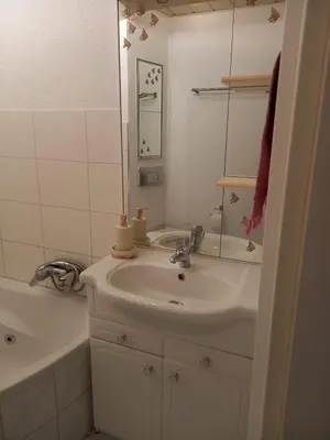 Ein Badezimmer in der Unterkunft Ferienwohnung Enz, 3 OG.